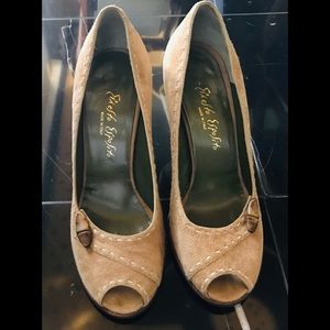 Ernesto Esposito suede pumps 6 1/2